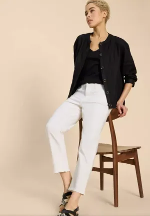 White Stuff UK Blake Straight Crop Jean