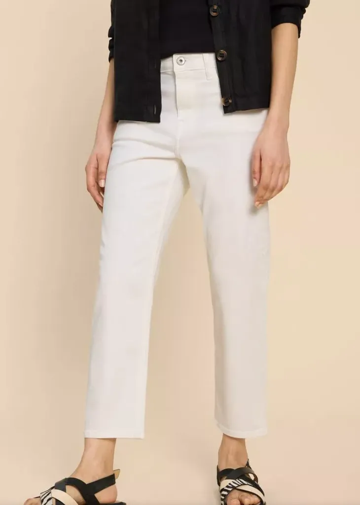 White Stuff UK Blake Straight Crop Jean