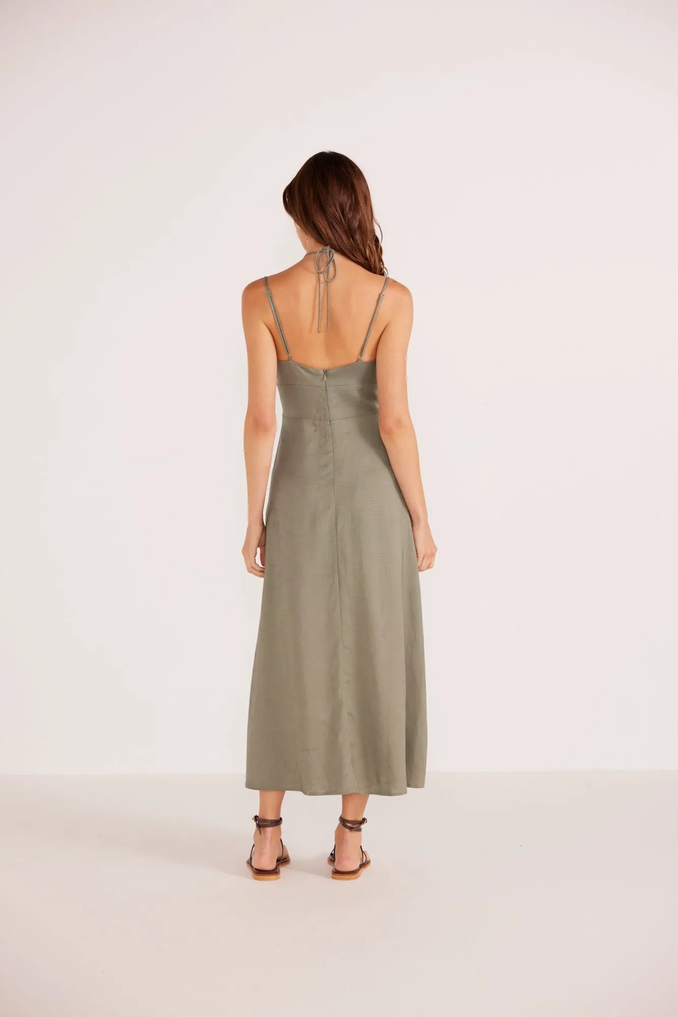 Willa Midi Dress | Khaki