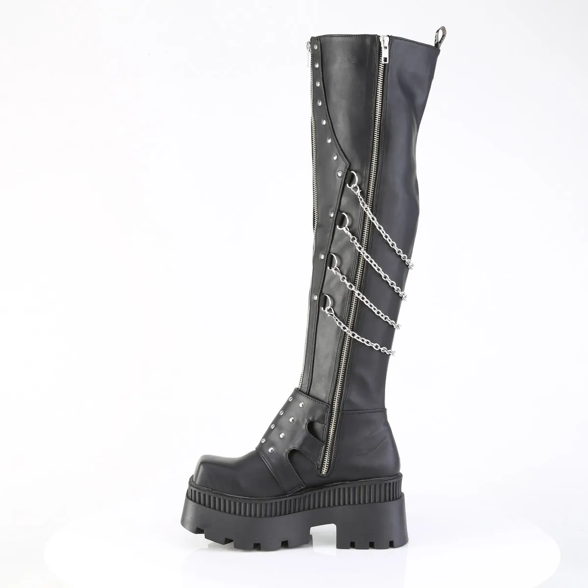 WRATH-310  Black Vegan Leather