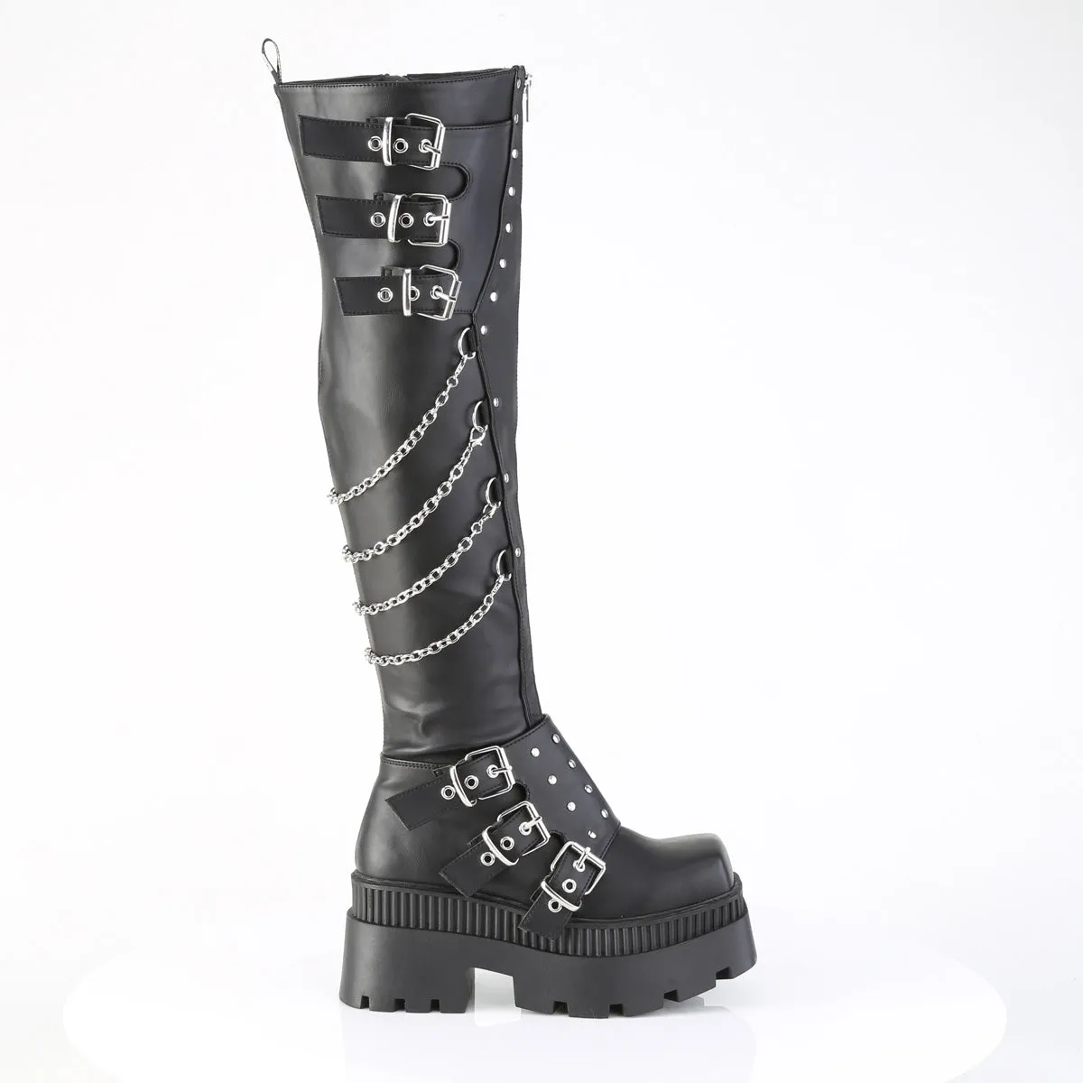 WRATH-310  Black Vegan Leather