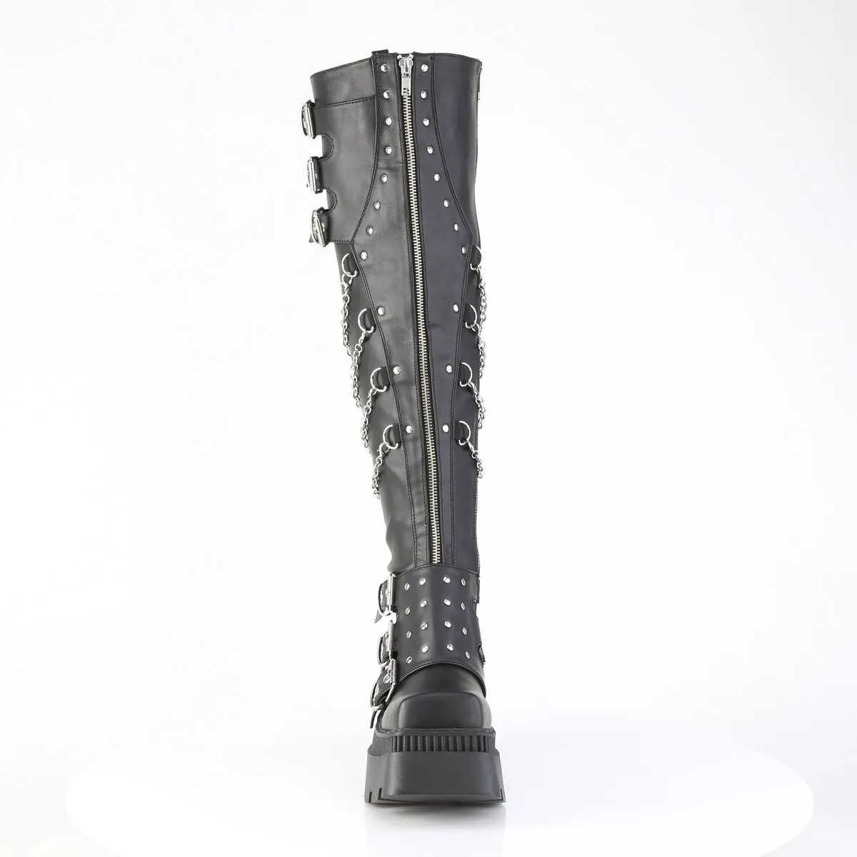 WRATH-310  Black Vegan Leather