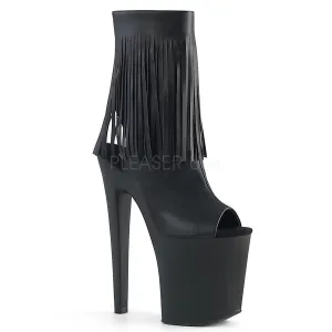 XTREME-1019  Black Faux Leather/Black Matte