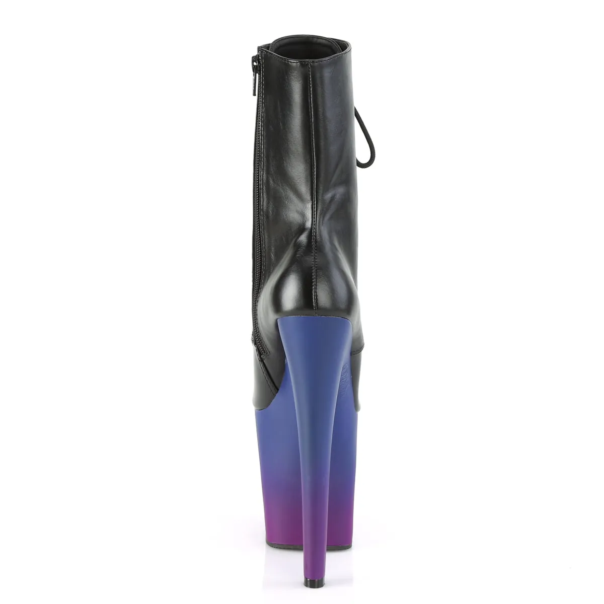 XTREME-1020BP  Black Faux Leather/Blue-Purple Ombre