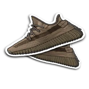 Yeezy 350 V2 "Earth" Sneaker Sticker